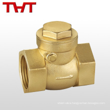 screw spring loaded air dn32 check valve brass